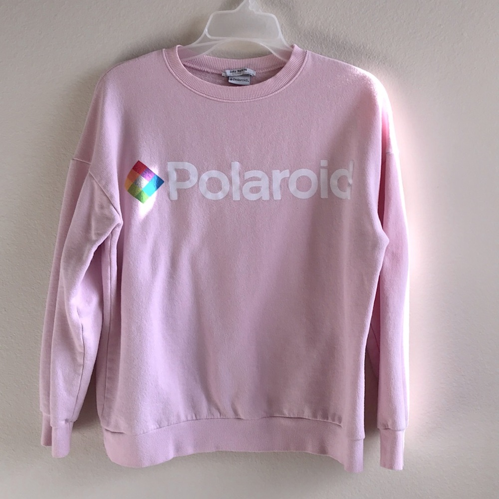 ZARA Pretty pink sweatshirt size M